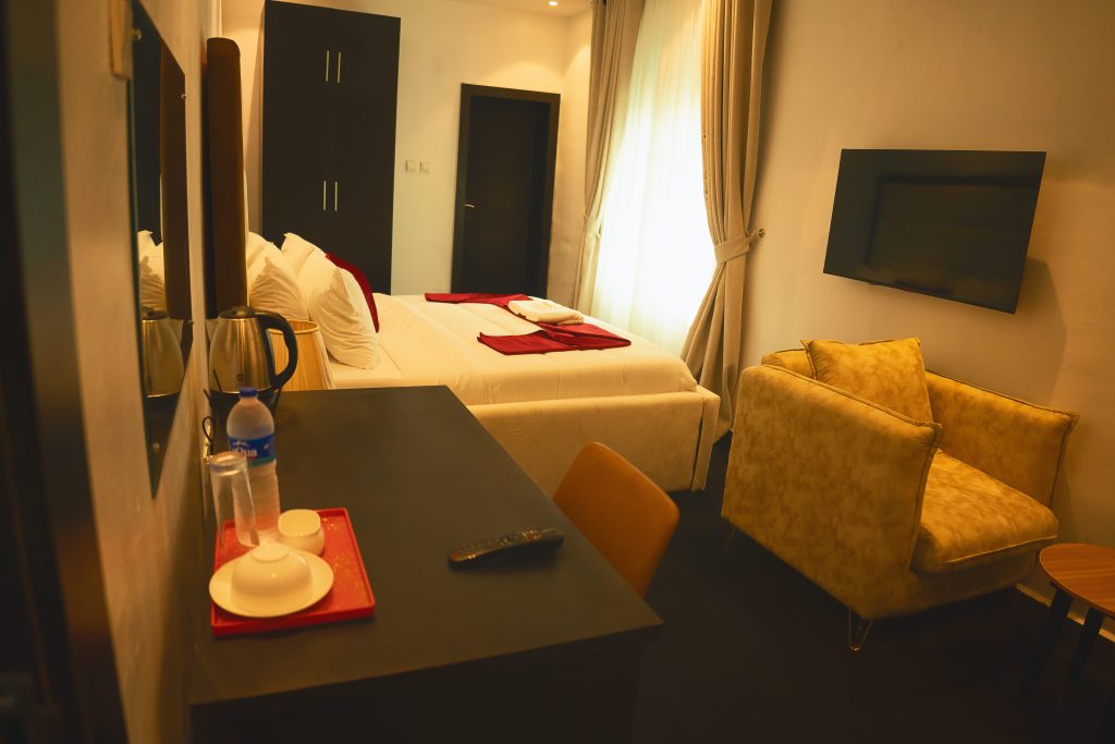 Picture showing a Bed Room of Homeworth Hotel