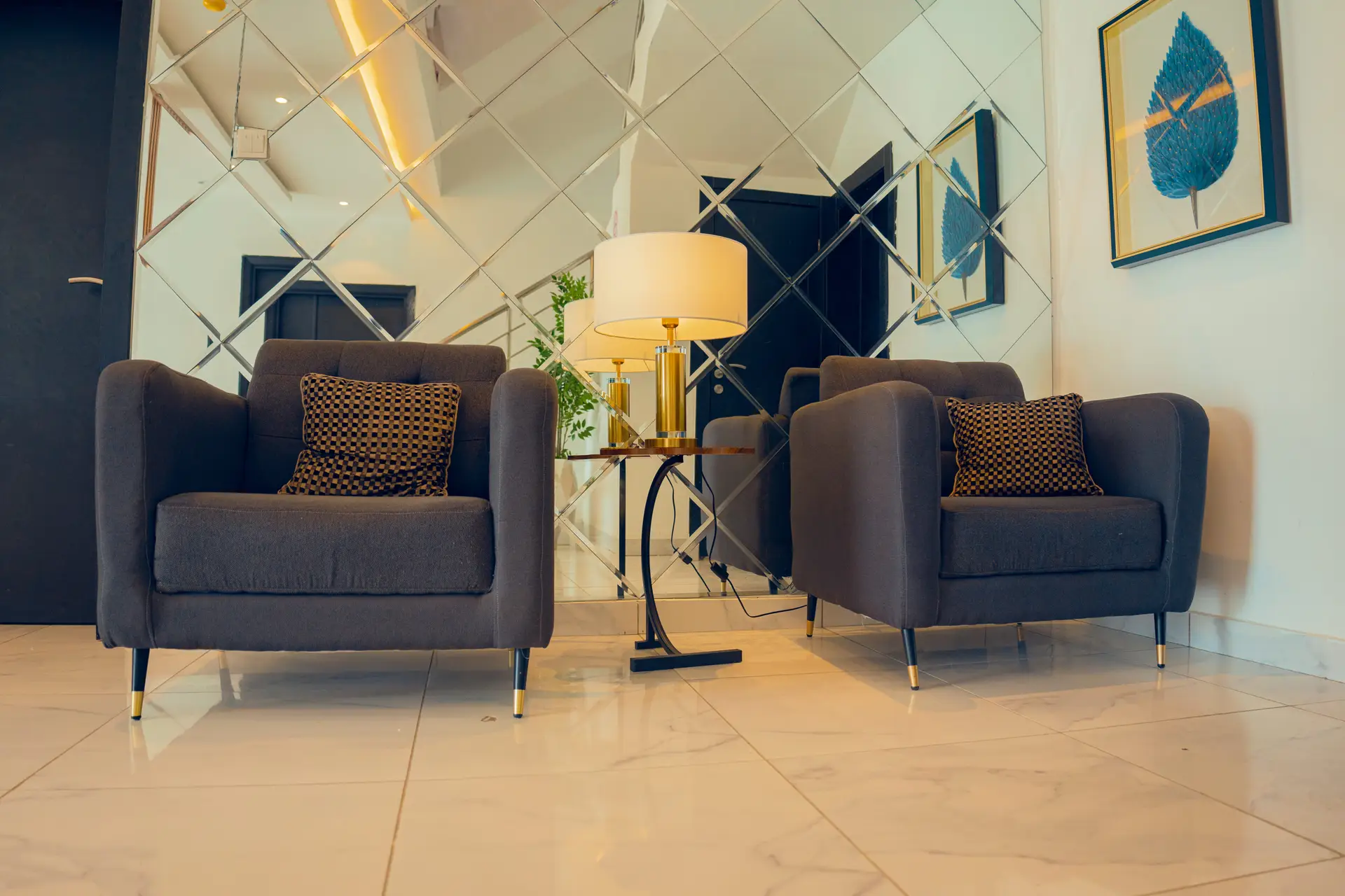 Picture showing two chairs at the Homeworth Hotel